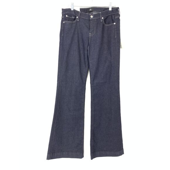 7 For All Mankind Women's Size 30 The Original Dojo Wide Leg Flare Jeans NWT